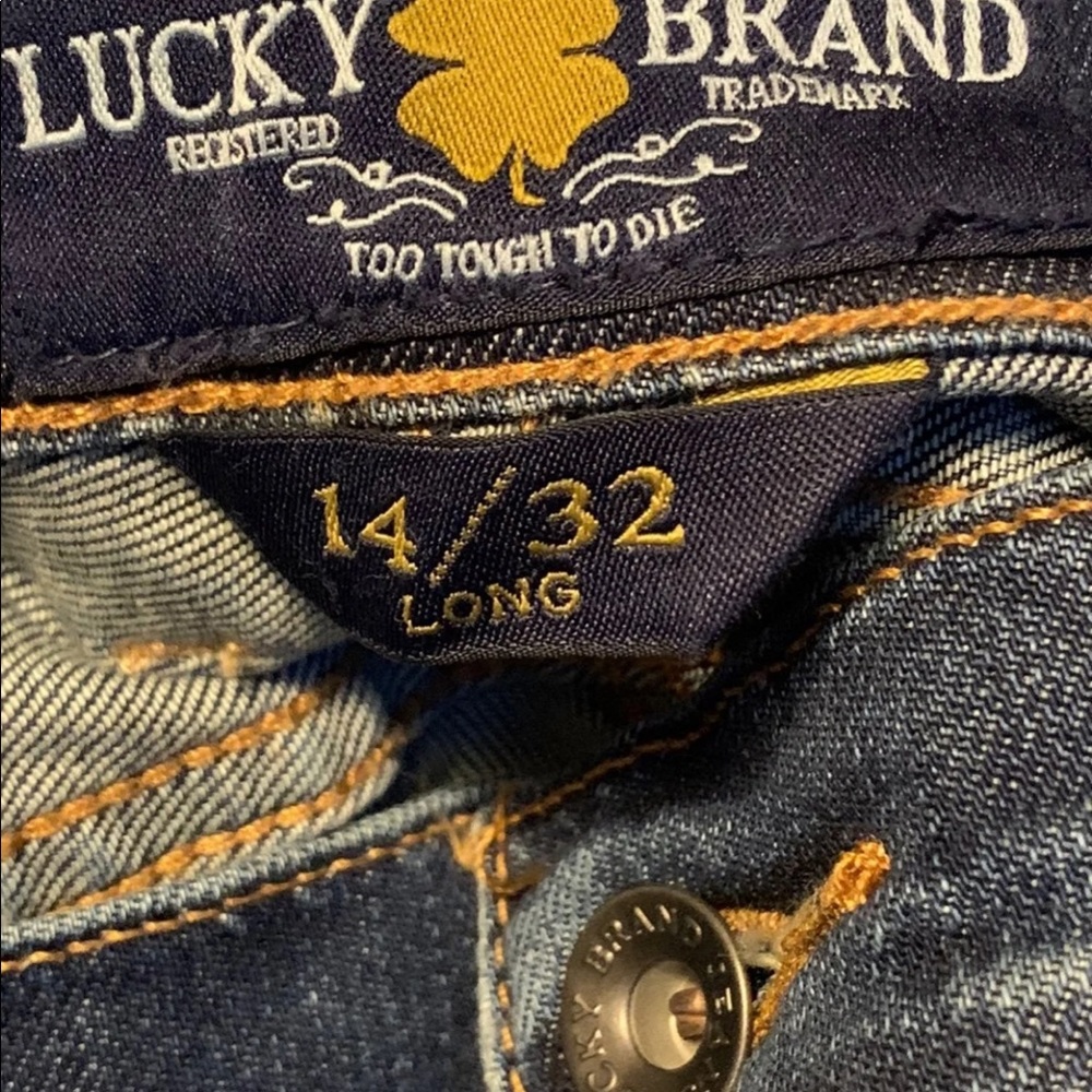COPY - Lucky Brand Jeans Lil Maggie Size 14/ Length 32 - Picture 6 of 12